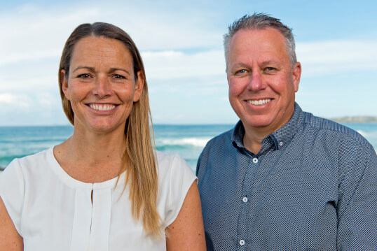 Stewart O’Brien and Susie Bell